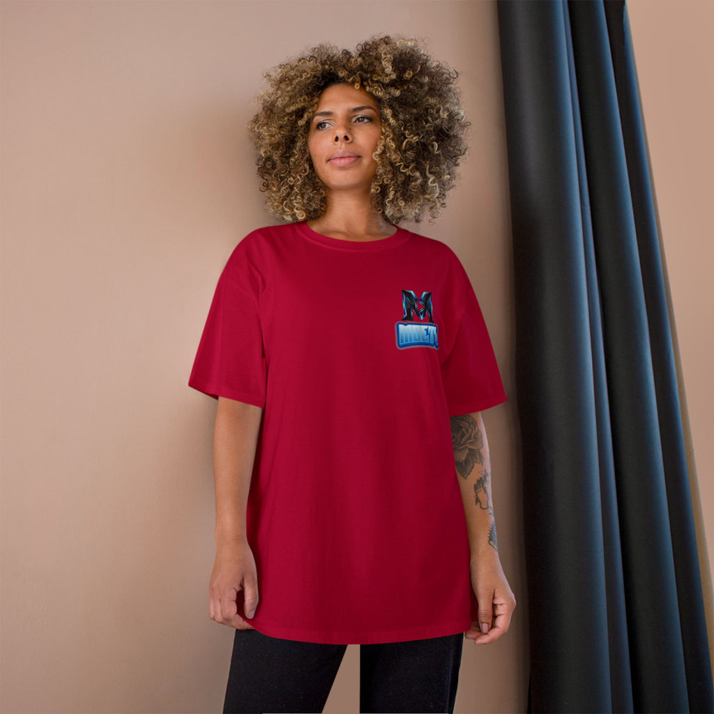 MOETV Champion T-Shirt — Gaming Logo Tee with Dolphin Crest
