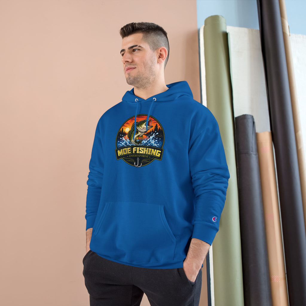 Fishing Champion Hoodie — 'Moe Fishing' Bass Graphic Pullover