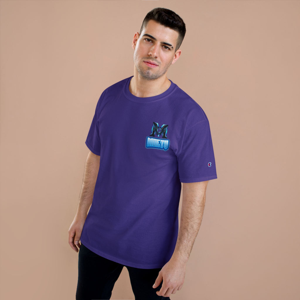 MOETV Champion T-Shirt — Gaming Logo Tee with Dolphin Crest