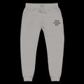 Embroidered 'Nice Fishins Ent' Fleece Sweatpants — Cozy Casual Joggers