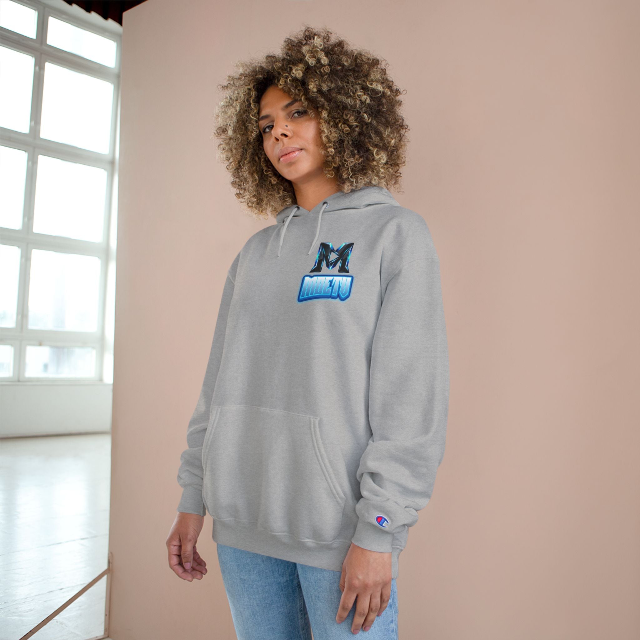 Champion Hoodie — MOETU Gaming Logo Pullover Hooded Sweatshirt