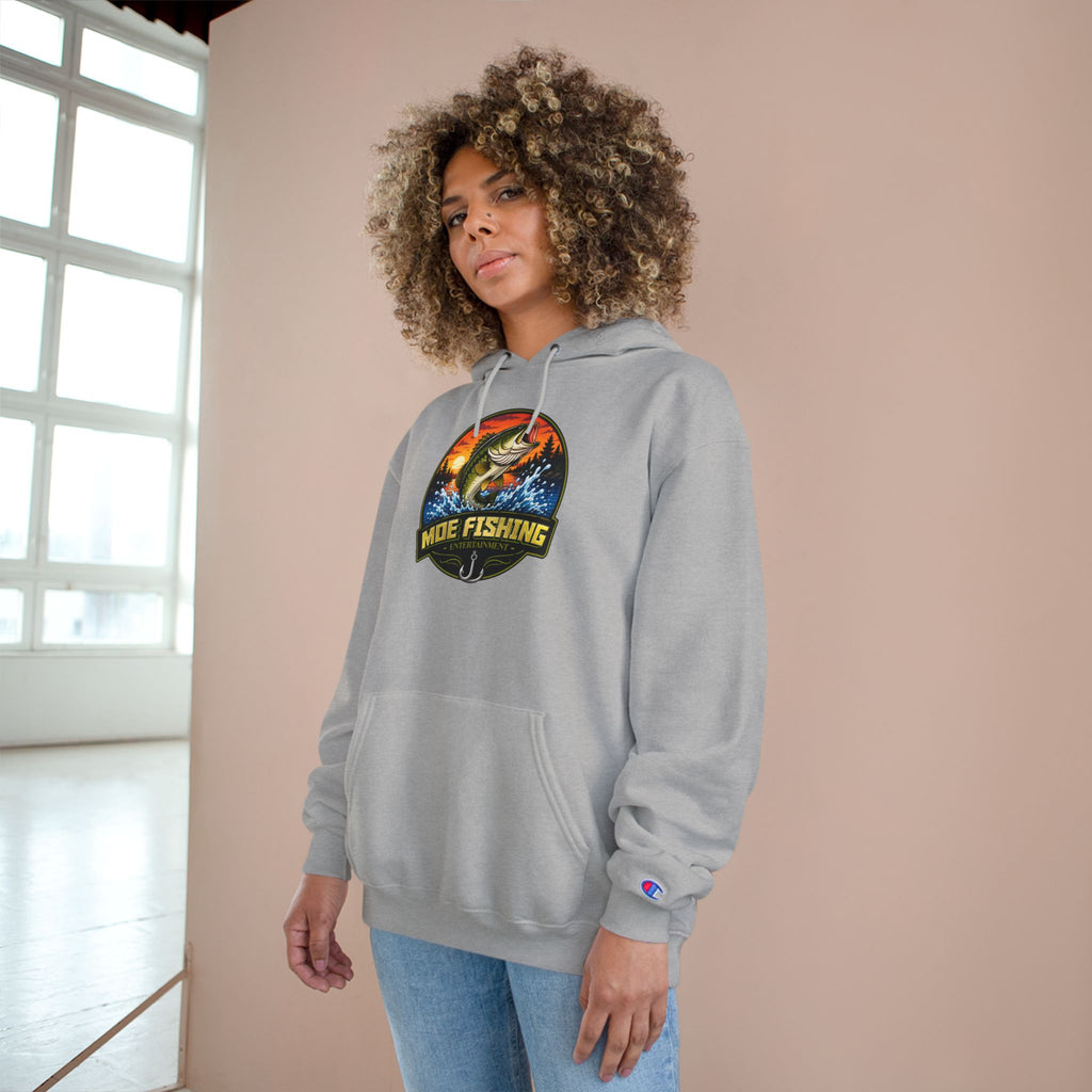 Fishing Champion Hoodie — 'Moe Fishing' Bass Graphic Pullover