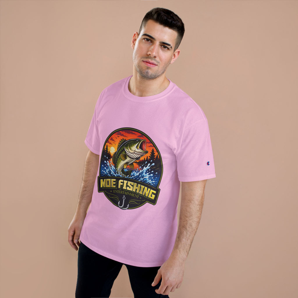Fishing Logo T-Shirt — "Moe Fishing" Bass Graphic Tee