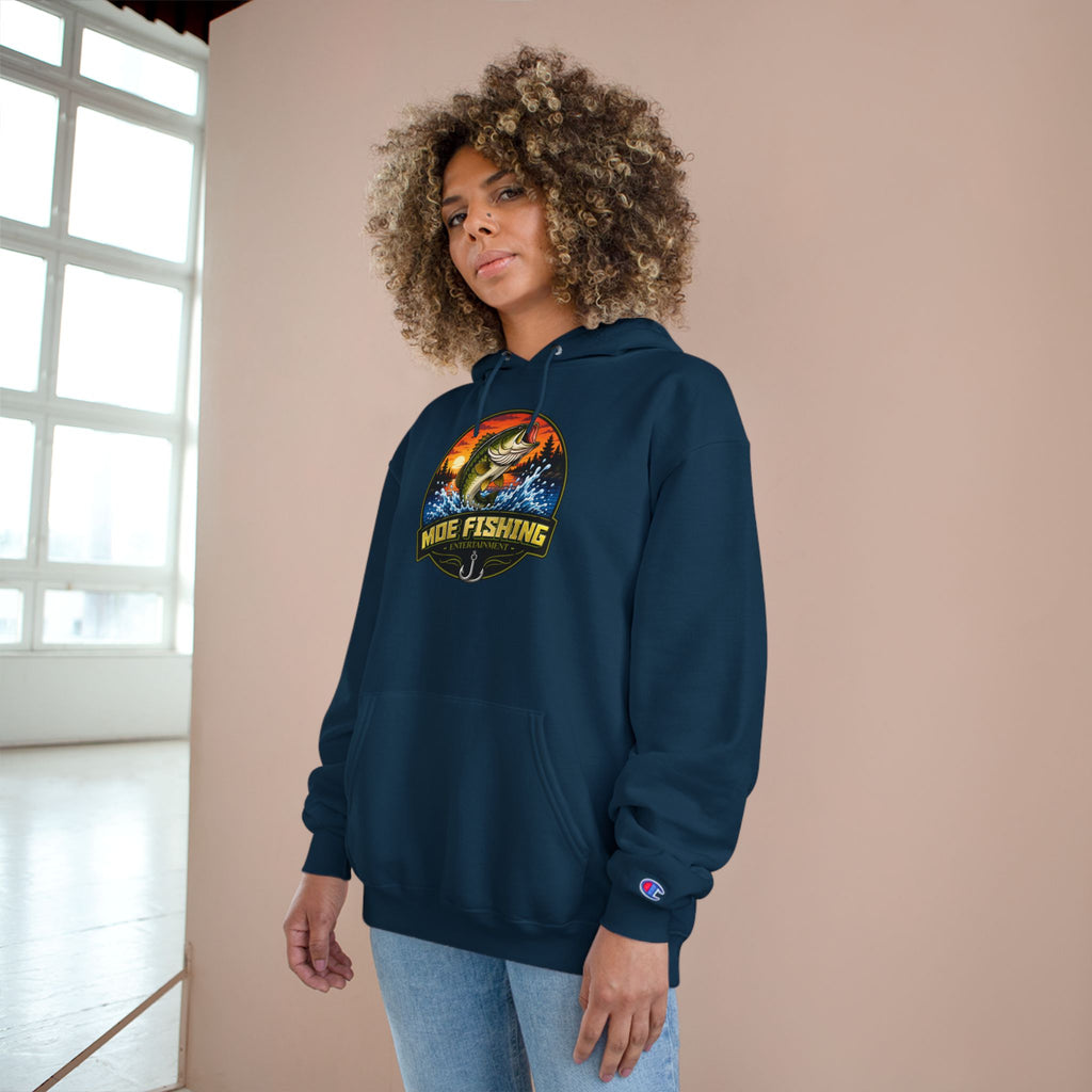 Fishing Champion Hoodie — 'Moe Fishing' Bass Graphic Pullover