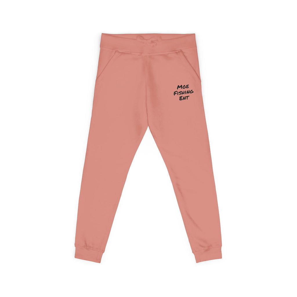 Embroidered 'Nice Fishins Ent' Fleece Sweatpants — Cozy Casual Joggers