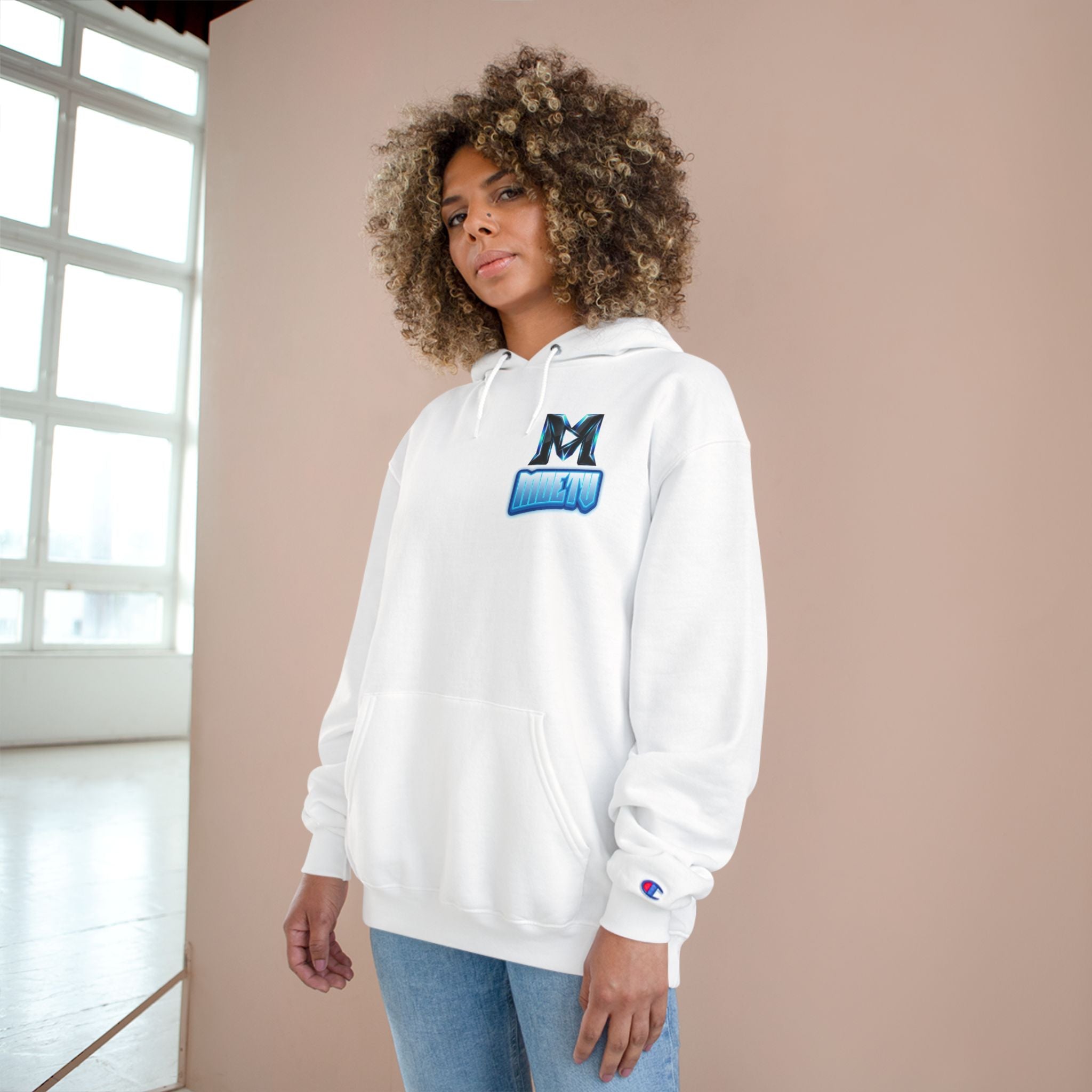 Champion Hoodie — MOETU Gaming Logo Pullover Hooded Sweatshirt