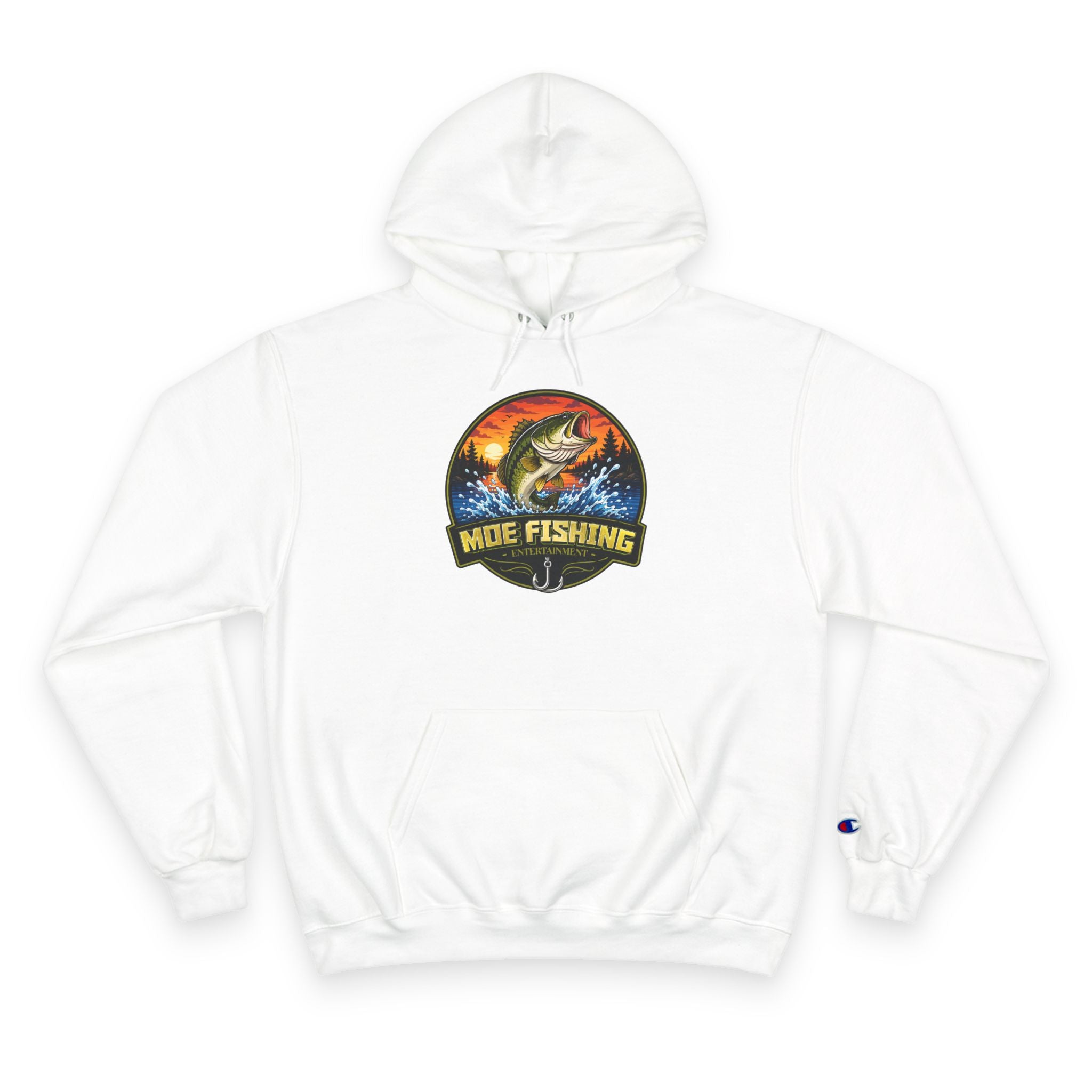 Fishing Champion Hoodie — 'Moe Fishing' Bass Graphic Pullover