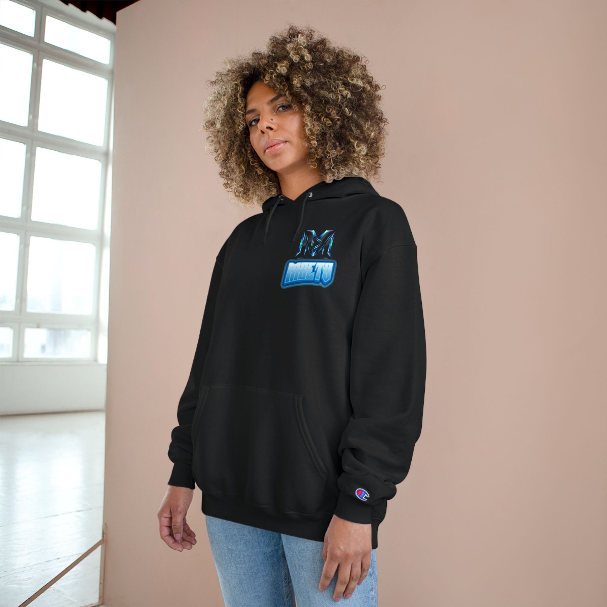 Champion Hoodie — MOETU Gaming Logo Pullover Hooded Sweatshirt