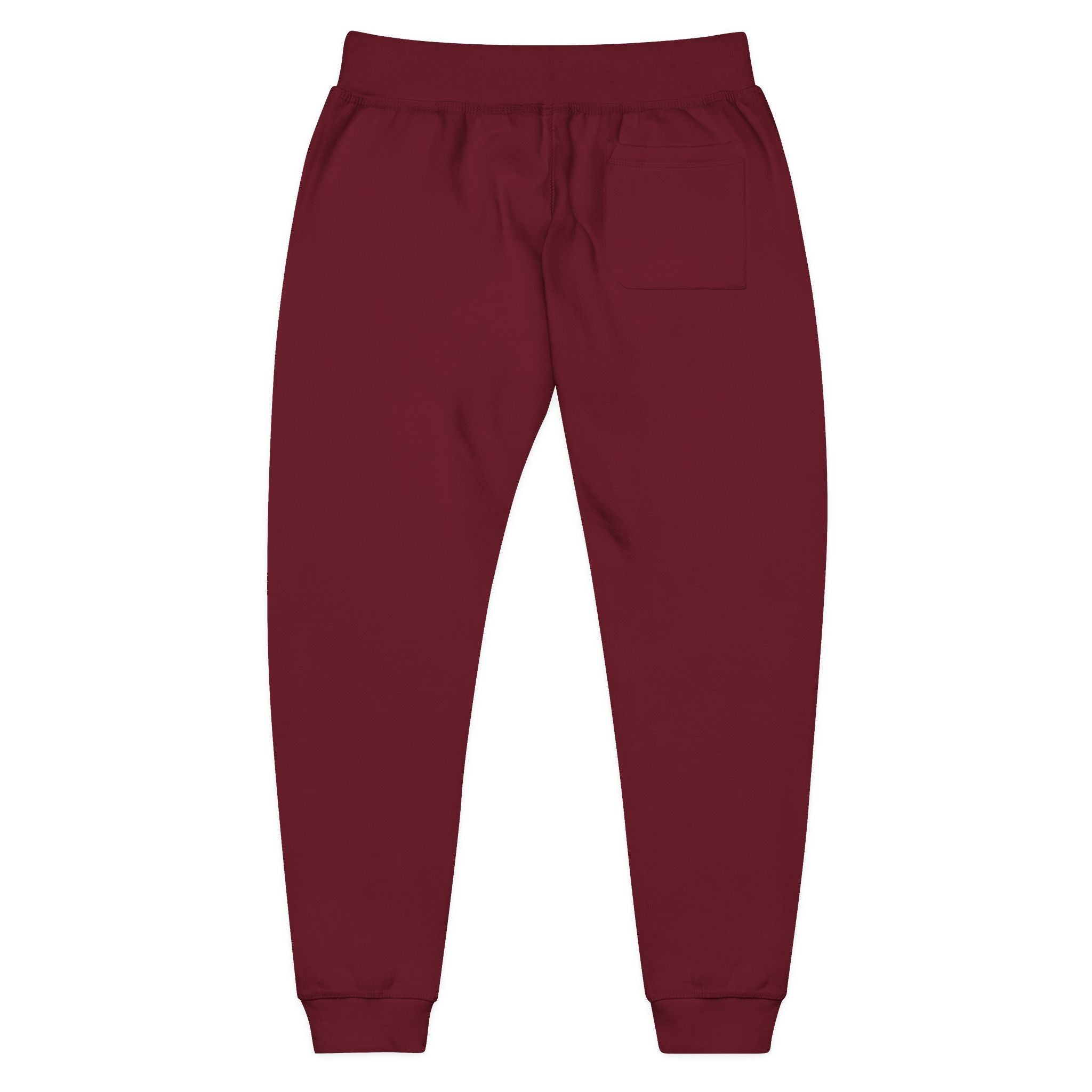 Embroidered 'Nice Fishins Ent' Fleece Sweatpants — Cozy Casual Joggers