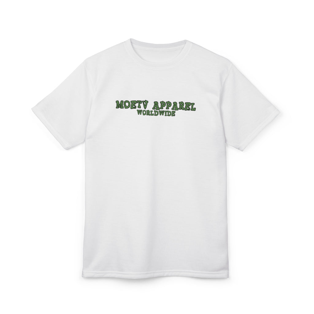 Moety Apparel Worldwide Graphic Tee — Minimal Streetwear Logo T-Shirt