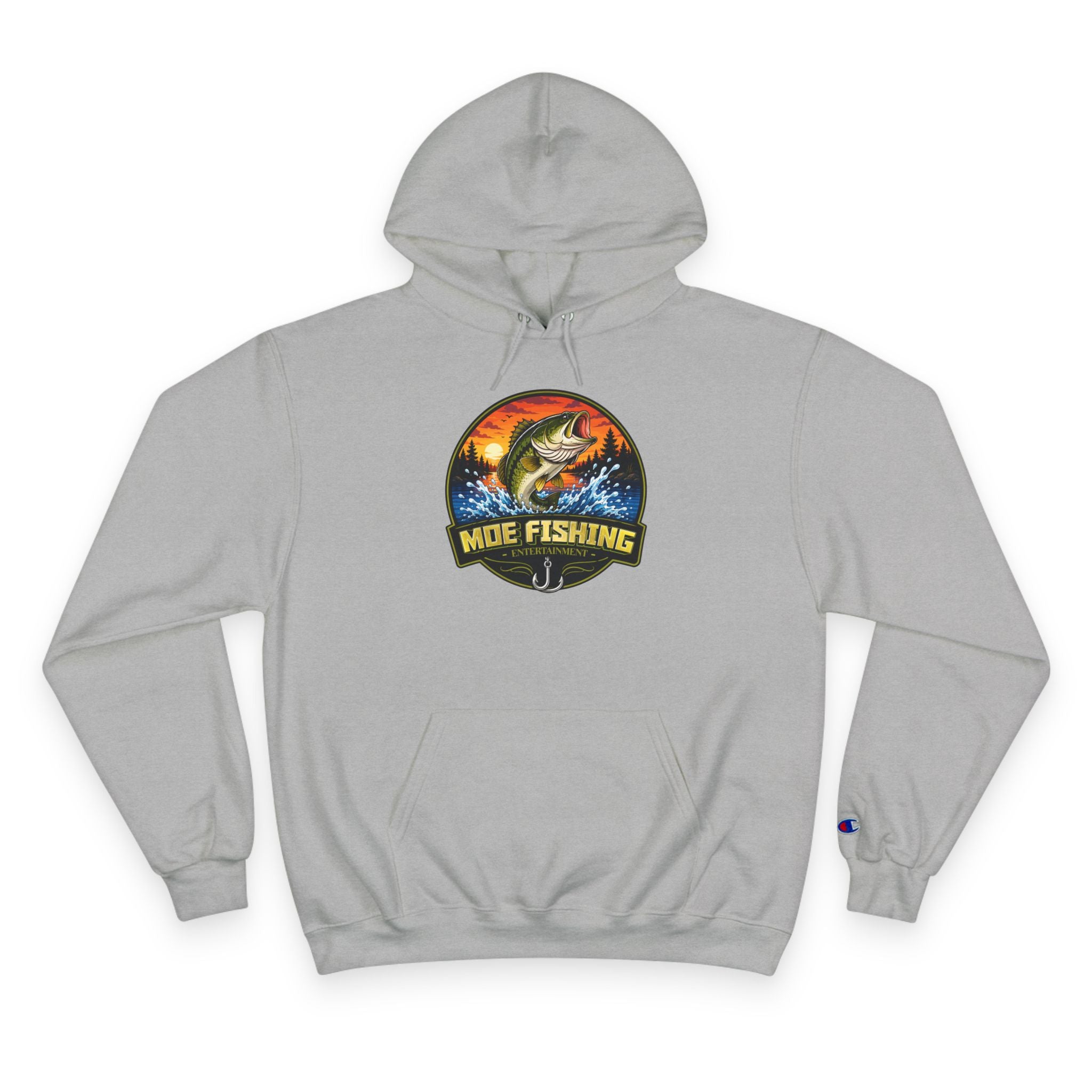 Fishing Champion Hoodie — 'Moe Fishing' Bass Graphic Pullover