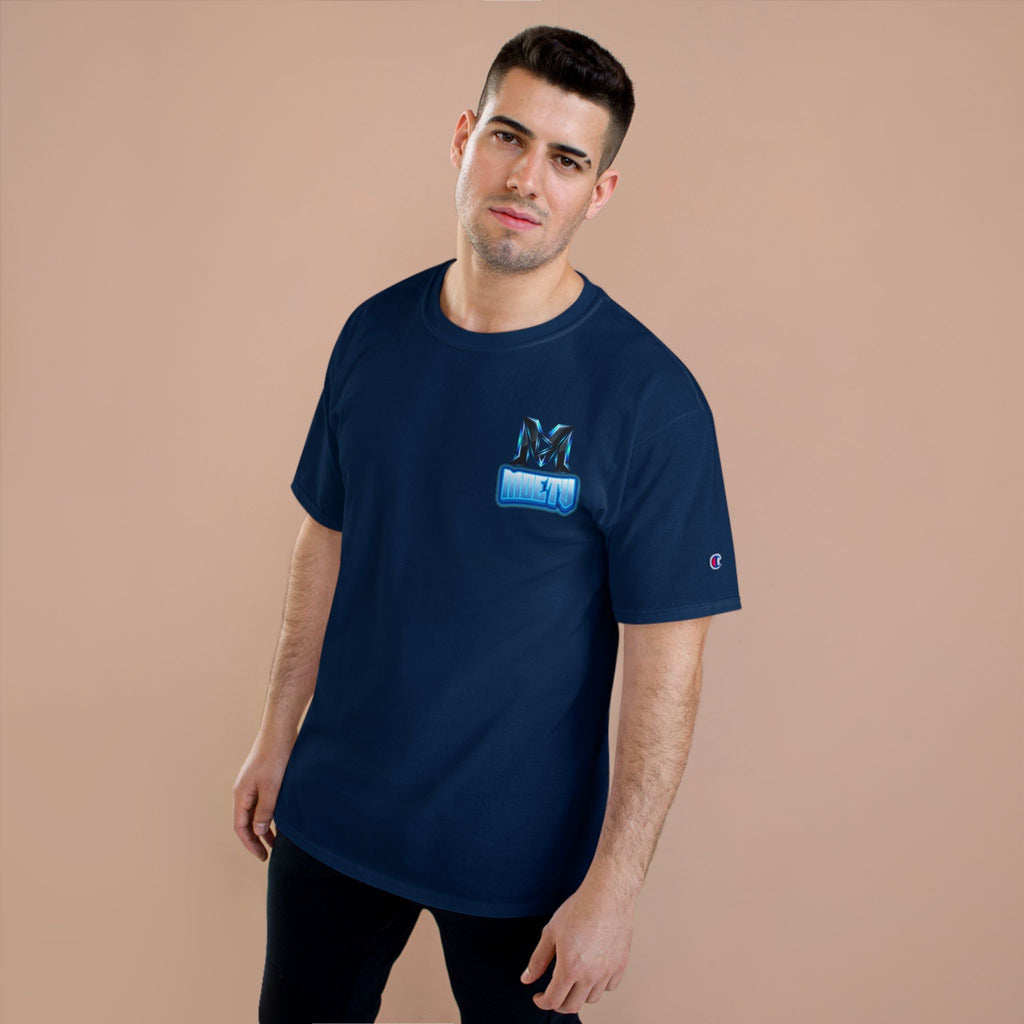 MOETV Champion T-Shirt — Gaming Logo Tee with Dolphin Crest