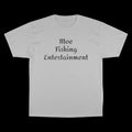 Champion T-Shirt — "Moe Fishing Entertainment" Script Logo Tee