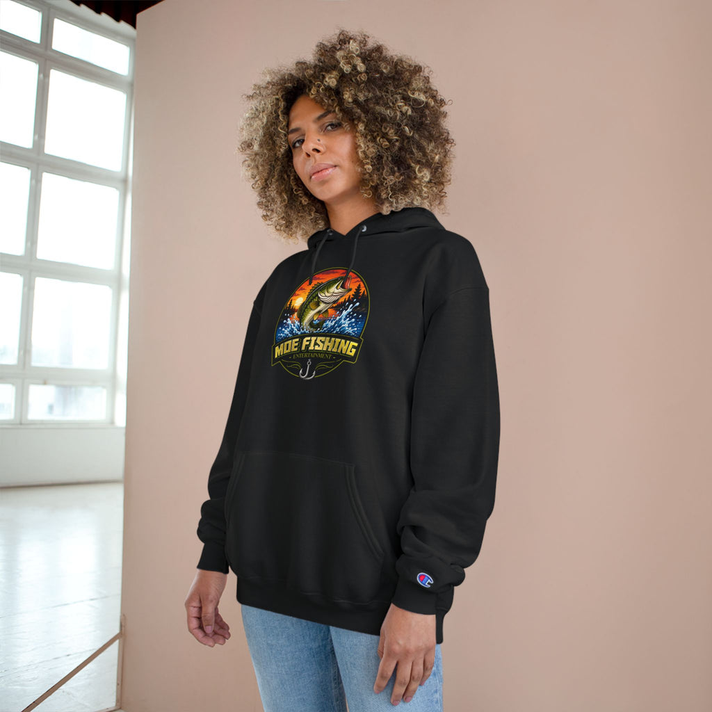 Fishing Champion Hoodie — 'Moe Fishing' Bass Graphic Pullover
