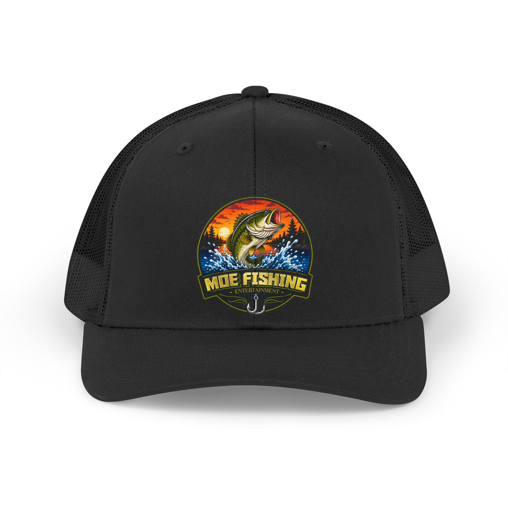 Fishing Trucker Hat – Retro Bass Patch Cap