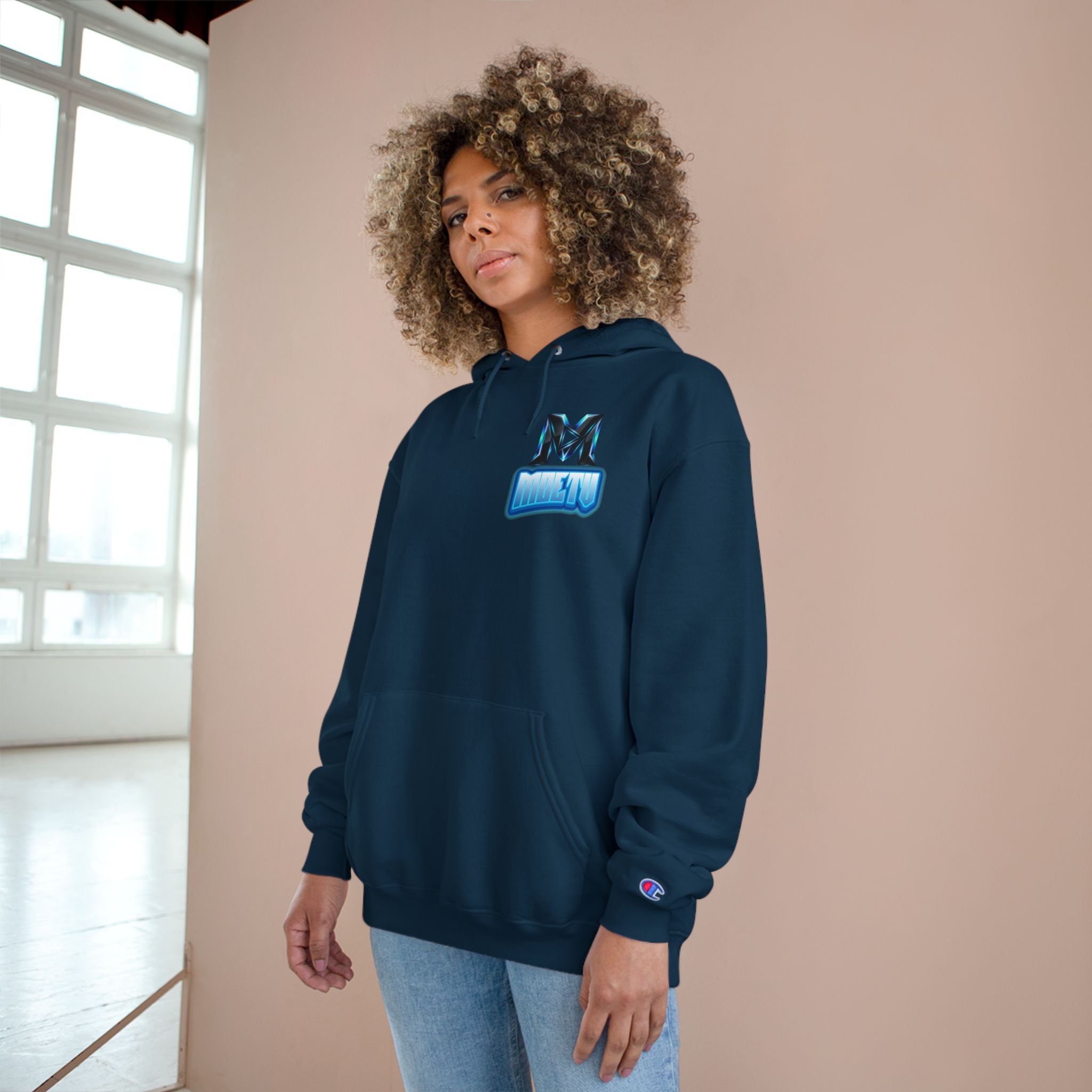 Champion Hoodie — MOETU Gaming Logo Pullover Hooded Sweatshirt